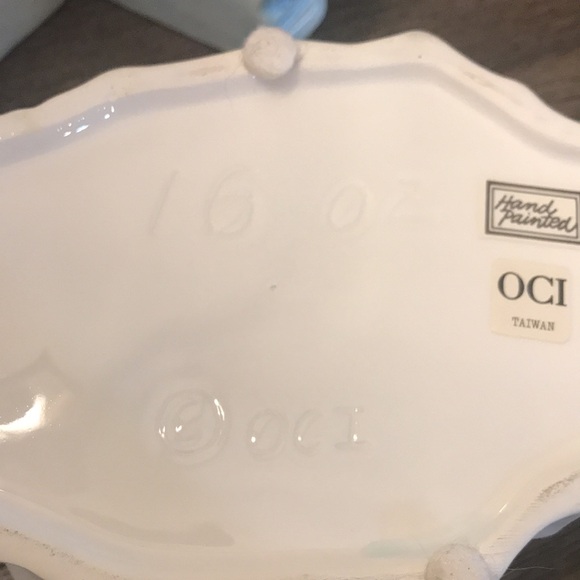 Rare OCI Omnibus Fitz & Floyd seal mother and pup on ice tea set pot sugar cream - Picture 8 of 16